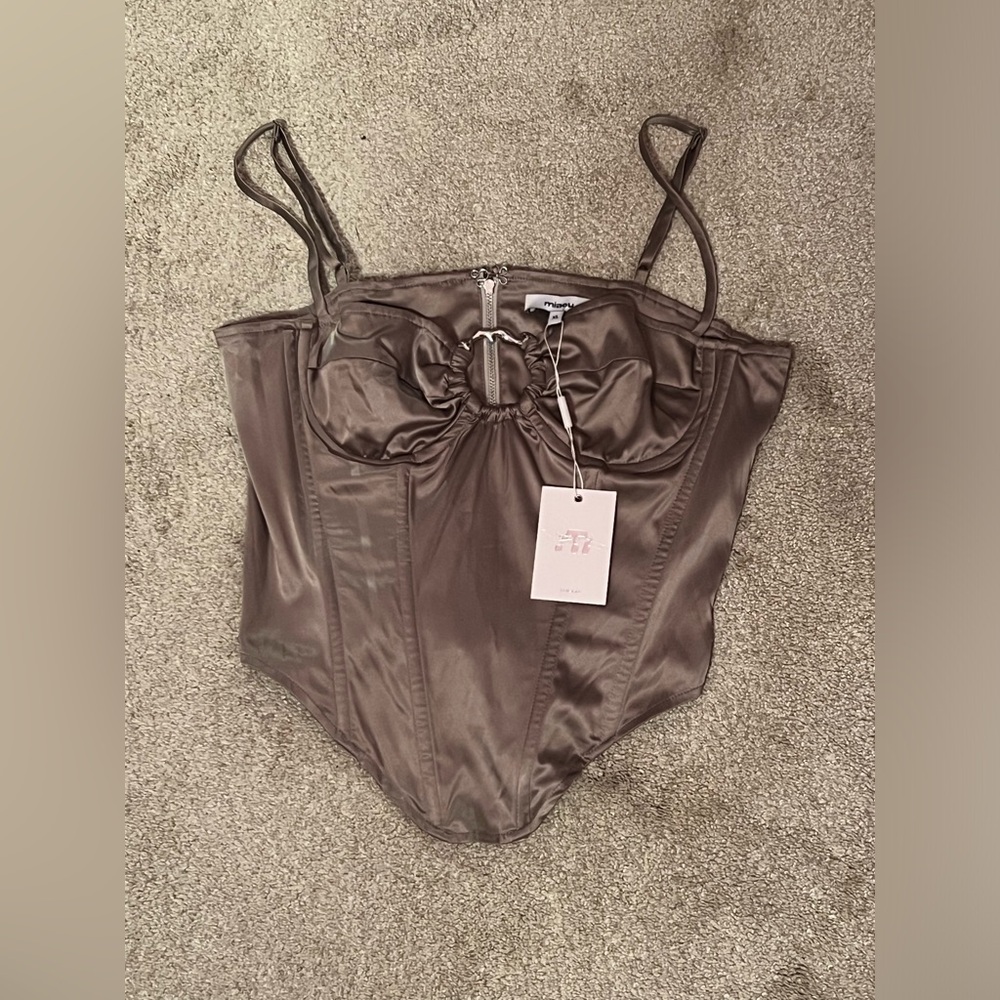 NWT NEW MIAOU DEIA CORSET TOP